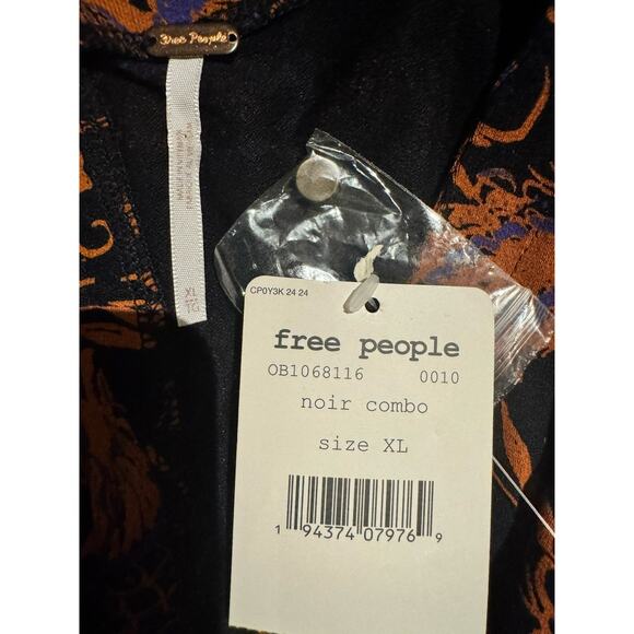 Free People Ruched Sleeve Babydoll Dress XL NWT - Picture 4 of 4